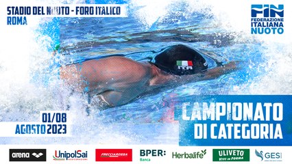 NUOTO - Campionato Italiano di Categoria (04/08 - mattino)