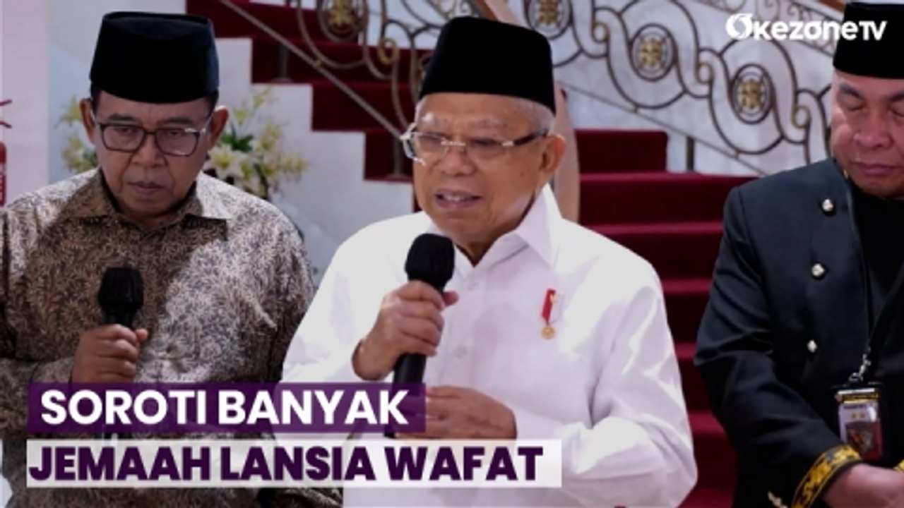 Wapres Maruf Soroti Banyak Jemaah Lansia Wafat pada Penyelenggaraan Haji 2023