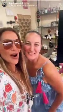 Η Δέσποινα Βανδή της έκανε ποδαρικό και σεφτέ - Η αδερφή του Βασίλη Μπισμπίκη άνοιξε το πρώτο της μαγαζί