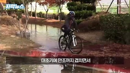 [자막뉴스] 마른 하늘에 물바다…대조기에 태풍 '폭풍해일주의보'