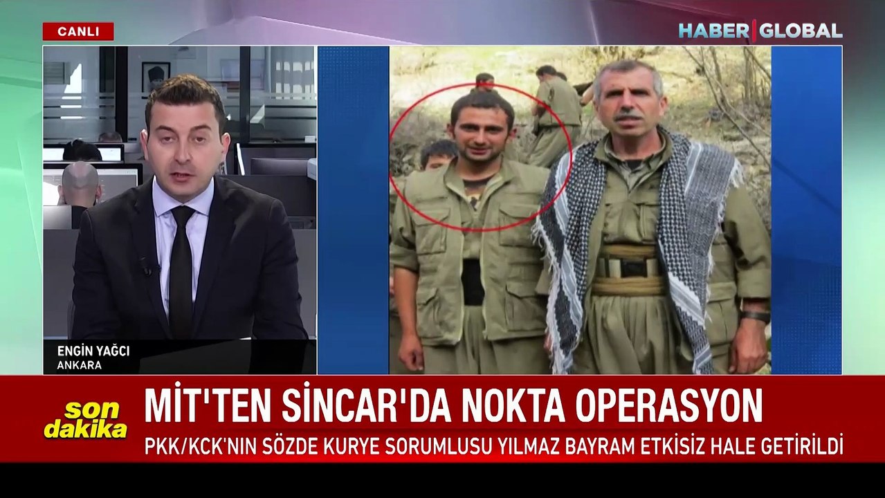MİT'ten Sincar'da kritik operasyon!  PKK/KCK sorumlusu etkisiz hale getirildi