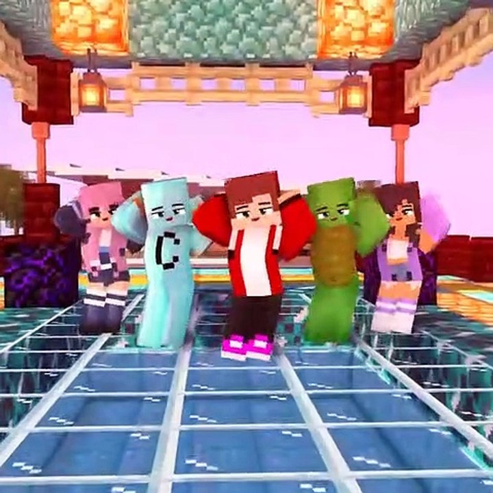 CHICKEN WINGS MEME _ GANGNAM_MINECRAFT STYLE _ MAIZEN, CRAFTEE, MIKEY