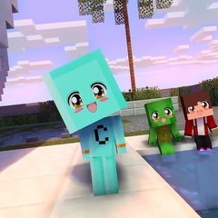 CHICKEN WINGS MEME DANCE X MAIZEN, MIKEY_TURTLE, CRAFTEE -Minecraft Animation
