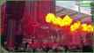 Rammstein sur la scène du stade Roi Baudouin de Bruxelles