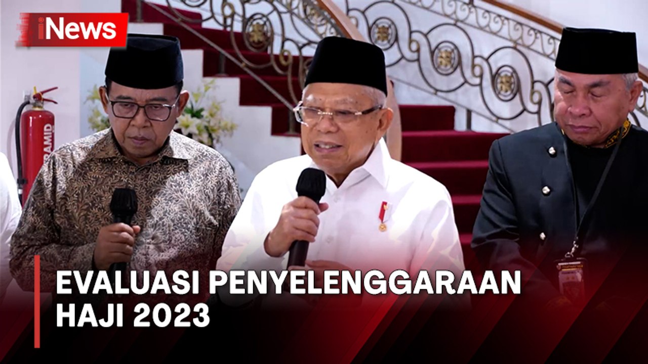 Penyelenggaraan Haji 2023, Wapres Ma'ruf Soroti Banyak Jemaah Lansia Wafat