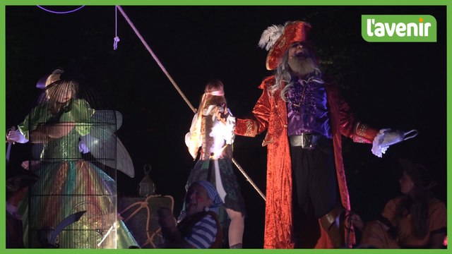 La répétition générale du spectacle Peter Pan