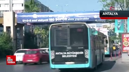 Antalya’da 120 kişilik şoför açığı kapanmadı