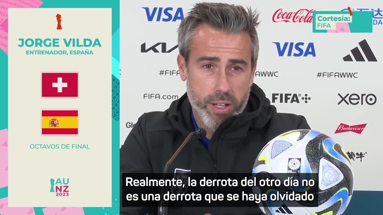 ESPAÑA - SUIZA | JORGE VILDA en rueda de prensa...