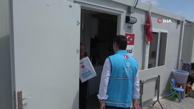 Türkiye Diyanet Vakfı Hatay'da 15 bin adet yardım kolisi dağıttı
