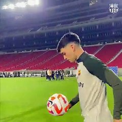 Alejandro Balde refleja entre risas la gran calidad de Gavi y Pedri