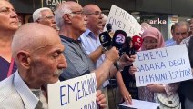 Elazığ'da Emekliler Maaş Zamlarını Protesto Etti