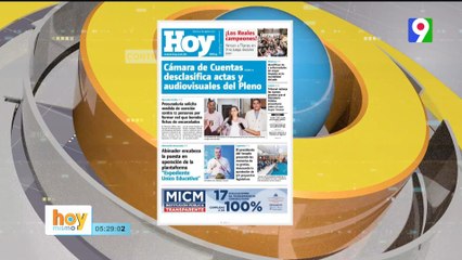Titulares de prensa Dominicana del  viernes 04 de agosto  | Hoy Mismo