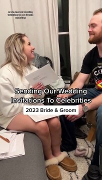 Noivos com convites a mais decidem convidar famosos para casamento