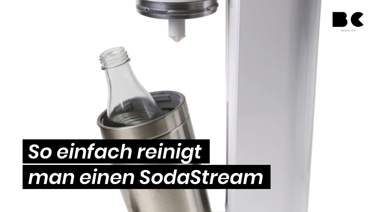 So einfach reinigt man einen sodastream
