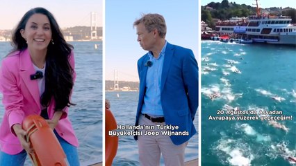 Hollanda Büyükelçisi Joep Wijnands depremzedeler için İstanbul Boğazı'nda 6.2 km yüzerek bağış toplayacak