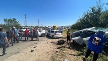 Isparta'da 4 aracın karıştığı zincirleme kaza: 2'si çocuk 9 yaralı