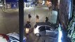 Video: ¡Impactante! Tres peatones se salvan de ser atropellados por un vehículo que invadió una acera