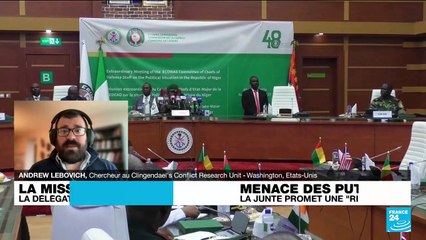 La mission de la Cédéao quitte Niamey, la junte promet une "riposte immédiate" à "toute agression" au Niger