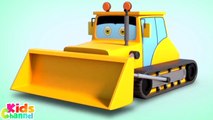 Bulldozer Formation, Car cartoon Videos For Children By Kids Channel