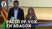 El PP defiende el pacto con Vox en Aragón para alcanzar un Gobierno 