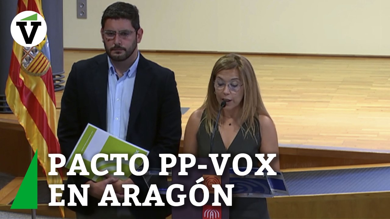 El PP defiende el pacto con Vox en Aragón para alcanzar un Gobierno "estable y fuerte"