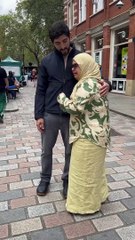 Watch: Sheikh Hamdan helps young lady smile after a tear-jerking meeting