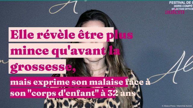 Capucine Anav avoir un corps d'enfant , elle se livre sur ce complexe qui lui gâche la vie