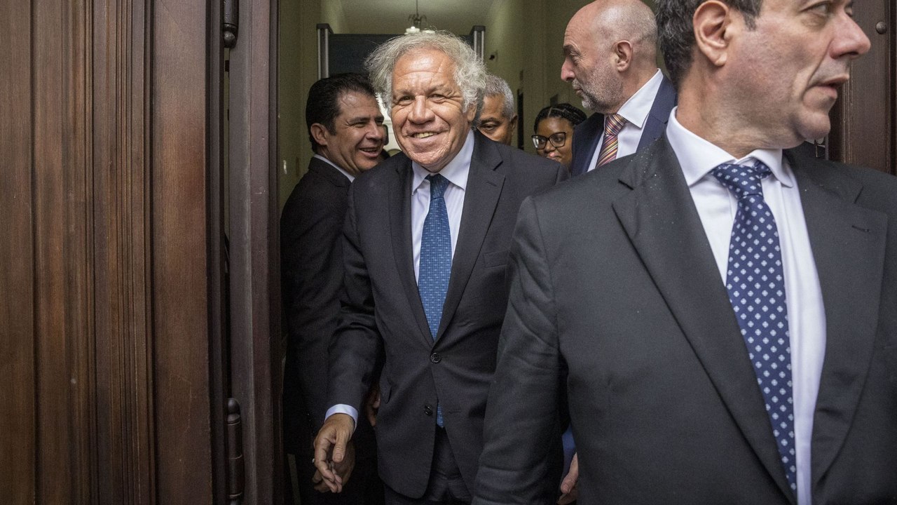 Secretario General de la OEA sostuvo un encuentro con los candidatos a la Presidencia de Guatemala