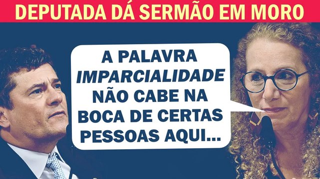 MORO IGNORA ACORDO, FALA BOBAGEM E RECEBE SERMÃO HISTÓRICO DE JANDIRA FEGHALI | Cortes 247