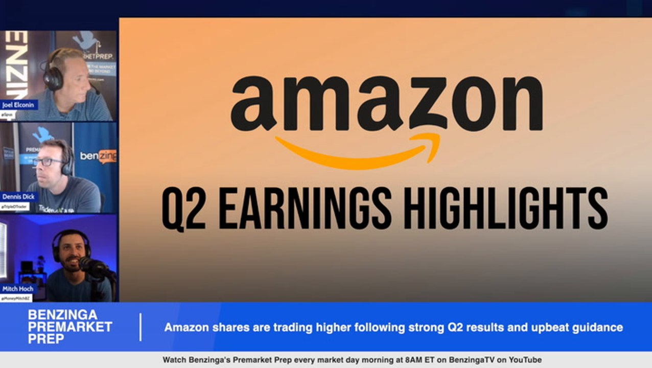 Amazon Earnings Highlights: Amazon Shares Are Trading Higher Following Strong Q2 Results And Upbeat Guidance