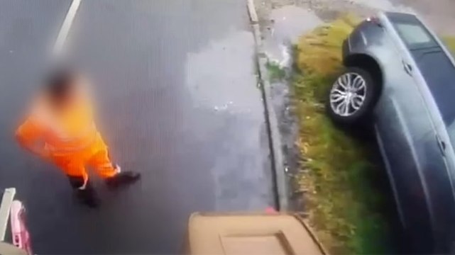 Car crashes into ditch while attempting to undertake bin lorry in Surrey