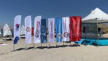 KIRŞEHİR - Hirfanlı Baraj Gölü Optimist Yelken Yarışları başladı