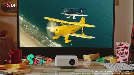 LG CineBeam PF510Q: Mobiler Mini Projektor