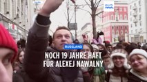 Nawalny zu weiteren 19 Jahren Haft verurteilt - wegen 