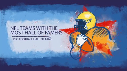 Top 5 teams with the most Hall of Famers