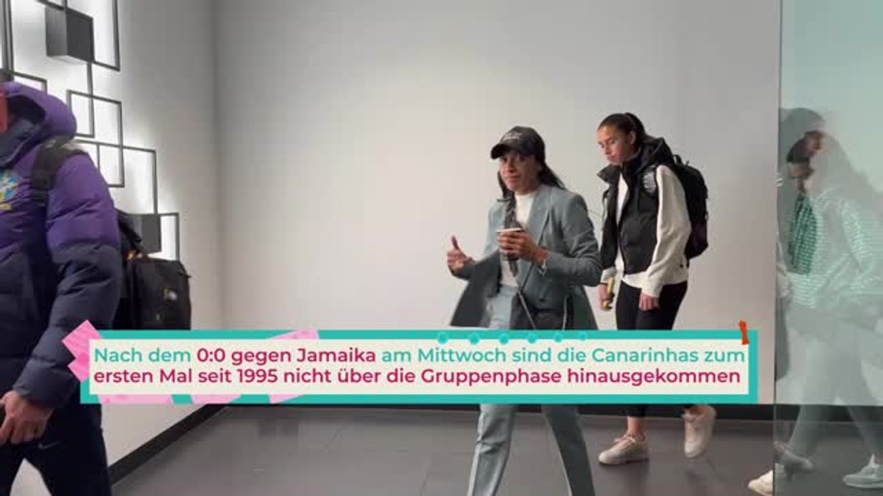 Brasilien und Marta nach WM-Aus auf dem Heimweg