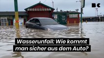 Wasserunfall: Wie kommt man sicher aus dem Auto?