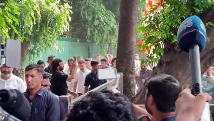 कांग्रेस मुख्यालय में हुआ भव्य स्वागत