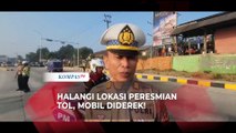 Mobil Parkir di Titik Steril untuk Acara Presiden Jokowi Resmikan Jalan Tol, Nasibnya Begini