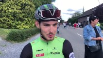 Augustin Surahy, du Ser Vélo Team à l'arrivée de la 3e étape du Tour de Namur à Mettet (Pontaury)