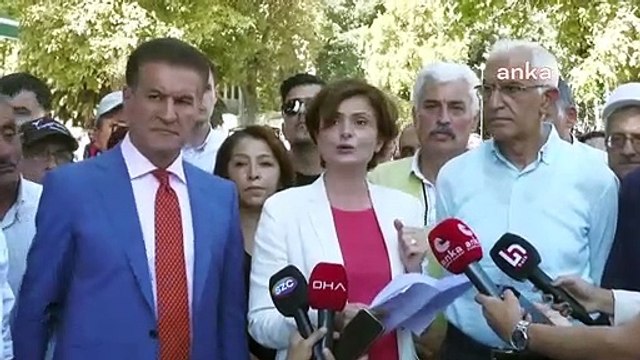 Kaftancıoğlu proteste contre le gouvernorat du district d'Eyüpsultan interdisant l'exposition itinérante ＂Une énorme exposition＂： ＂De fausses affiches lors des élections...