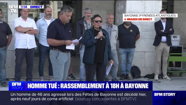 Nos fêtes ont été souillées : hommage à l'homme tué lors des fêtes de Bayonne