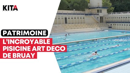 La dernière piscine art déco ouverte en extérieur est à Bruay