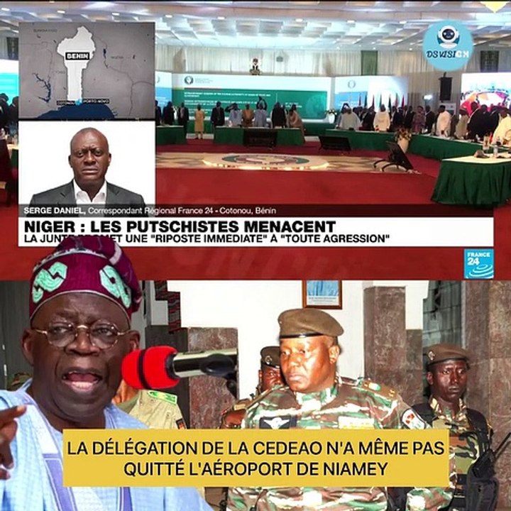 La délégation de la CEDEAO n'a même pas quitté l'aéroport de Niamey