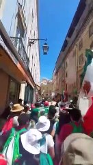 Mexicanos en las calles de Lisboa JMJ