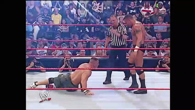 John Cena vs. Shawn Michaels vs. Edge vs. Randy Orton — WWE Title Match- Backlash 2007