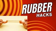 simple rubber band hacks