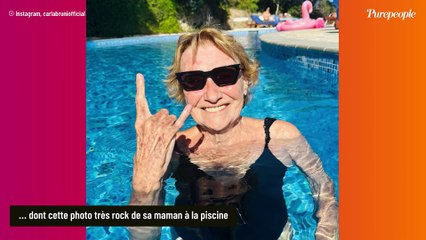 Carla Bruni : Sa mère de 93 ans très rock en maillot, la femme de Florent Pagny adore (et elle n'est pas la seule !)