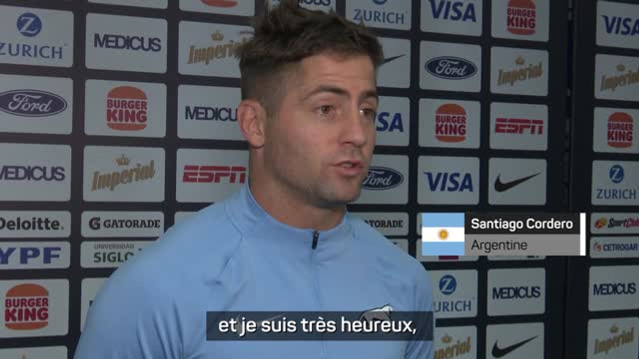 Argentine - Cordero : "50 sélections, c'est spécial"