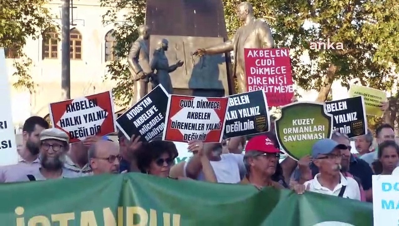 İstanbul'da "Akbelen" Eylemi: "Kamu Görevlilerinden Limak Yetkililerine Kadar Tüm Sorumlular Hakkında Suç Duyurusunda Bulunuyoruz"